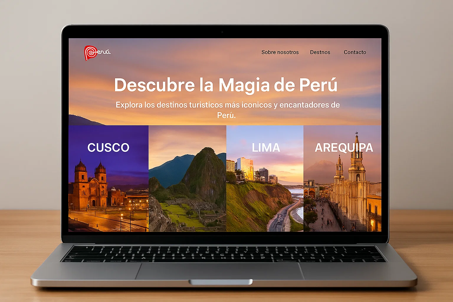Ejemplo de landing page